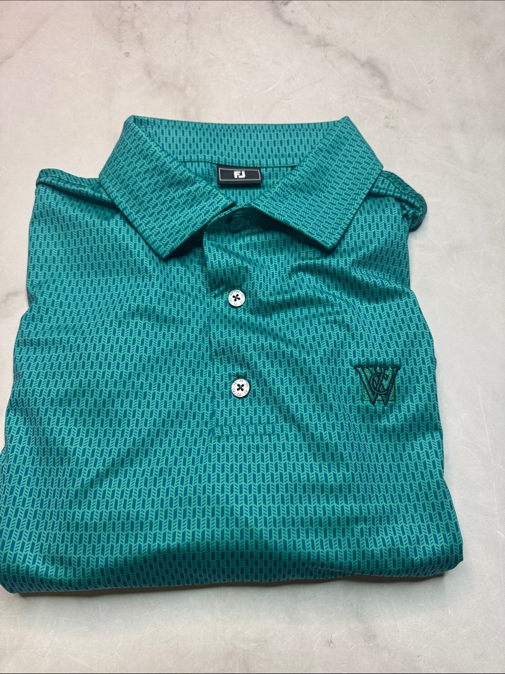 Footjoy Print Golf Polo